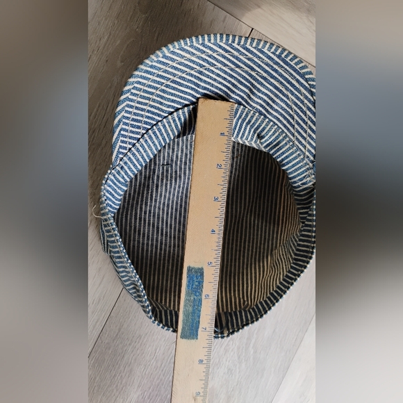 Vintage Old Railroad Conductor Hat Engineer 9 Collector Buttons Men's Medium - Picture 4 of 16